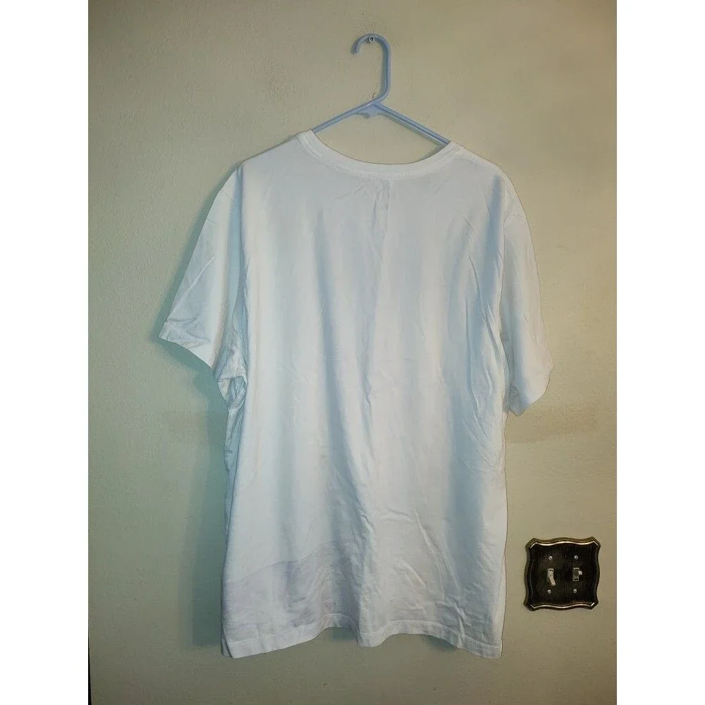 Men's Air Jordan White T Shirt Exclusive of decoration Size 3XL Pit2pit 25.5